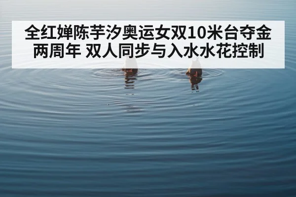 全红婵陈芋汐奥运女双10米台夺金两周年 双人同步与入水水花控制